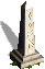 White obelisk