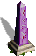Purple obelisk