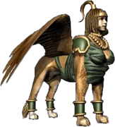 Sphinx (alternate Genie/Tower unit) (unused)