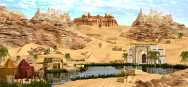 Town Screen with some buildings