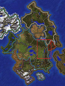 Zoom map for the Welnin region