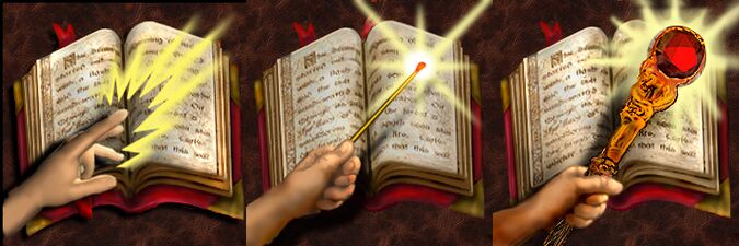 Art by Brian Kemper (pre-release) (note the lack of white fire around the hand in the basic icon)