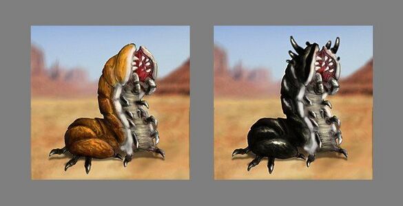 Sandworm and Olgoi-Khorkhoi early concepts